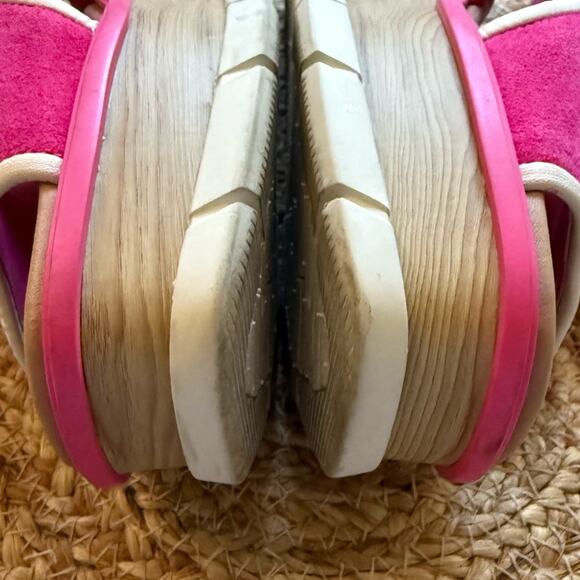 Sorel Women’s 9.5 Sandals Joannie lll Slingback Fizz Chalk Fuschia Wedge Pink - Picture 8 of 10